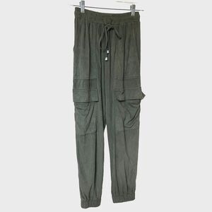 Hyfve Pants Women’s Medium Baggy Cargo High Rise Pull On Joggers